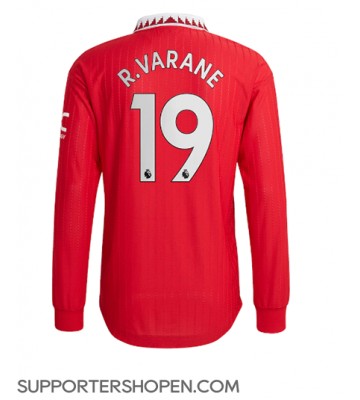 Manchester United Raphael Varane #19 Hemma Matchtröja 2022-23 Långärmad